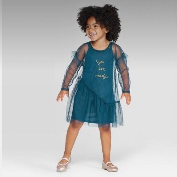art class Dresses Art Class Girls You Are Magic Tulle Overlay Dress